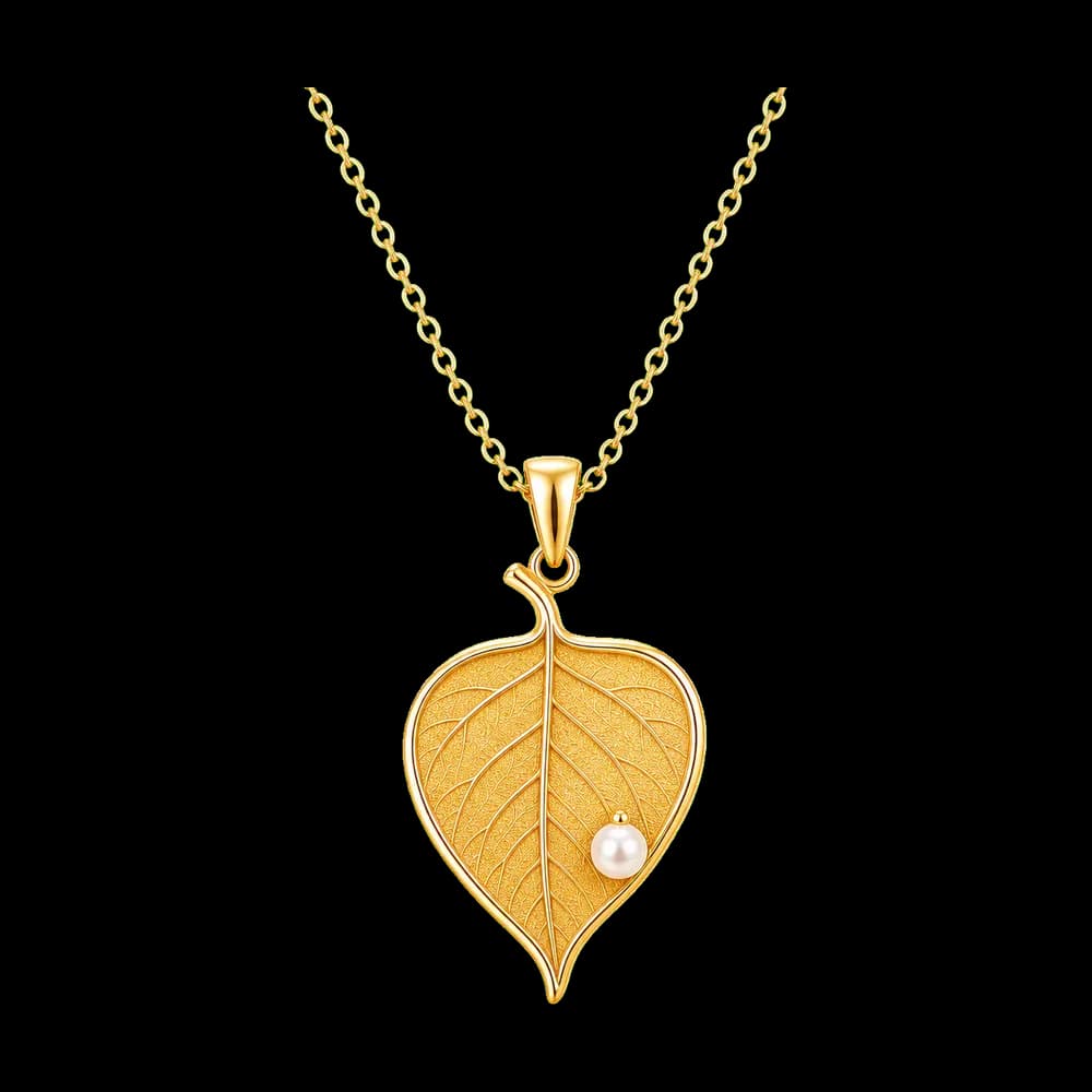 Bodhi Leaf Calm Pendant transparent design preview image