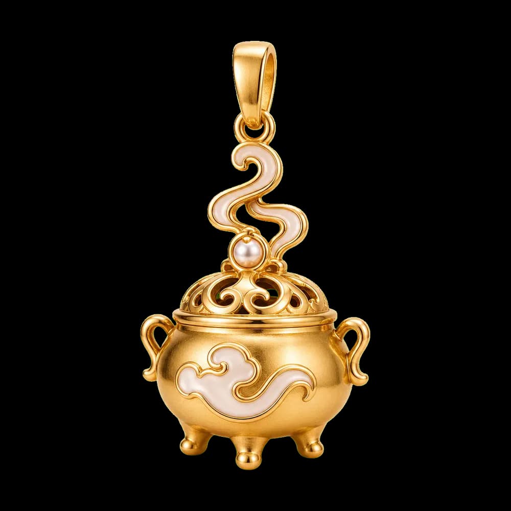 Incense Burner Calm Charm transparent design preview image