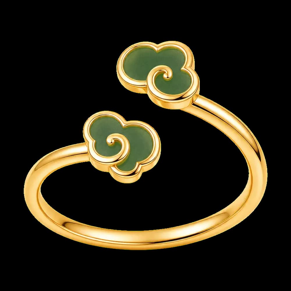 Ruyi Cloud Open Ring transparent design preview image