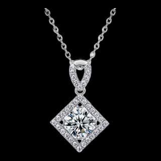 S925 Sterling Silver Lab-Grown Diamond Necklace