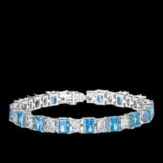 S925 Sterling Silver High-Carbon Diamond Bracelet