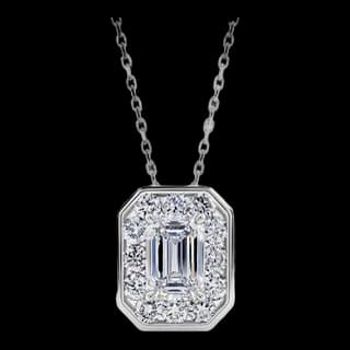 S925 Sterling Silver Lab-Grown Diamond Necklace