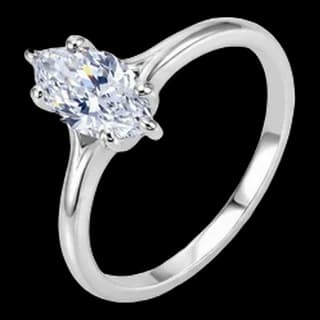 S925 Sterling Silver Lab-Grown Diamond Ring
