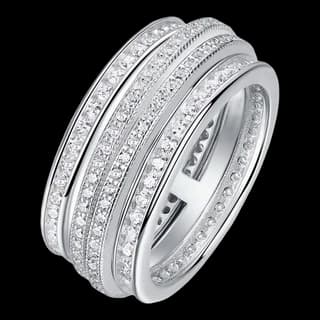 S925 Sterling Silver Zircon Ring