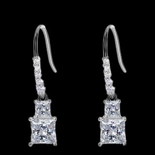 Lab-Grown Diamond Drop Earrings (Pair)