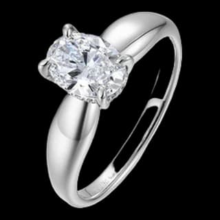 S925 Sterling Silver Lab-Grown Diamond Ring