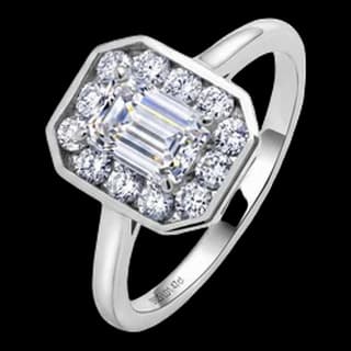 S925 Sterling Silver Lab-Grown Diamond Ring