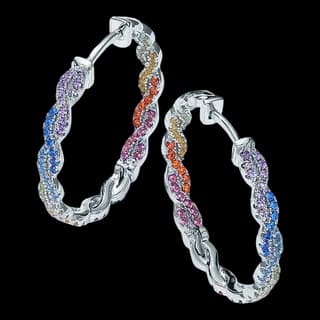 S925 Sterling Silver Moissanite Earrings (Pair)
