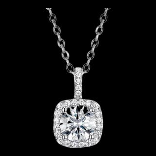 S925 Sterling Silver Moissanite Necklace Collection