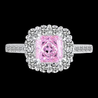 S925 Sterling Silver High-Carbon Diamond Ring