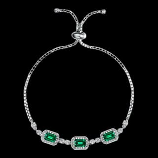S925 Sterling Silver Gemstone Bracelet Collection