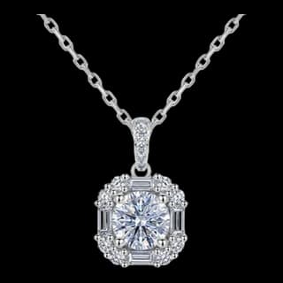 S925 Sterling Silver Lab-Grown Diamond Necklace