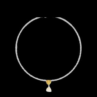 S925 Sterling Silver High-Carbon Diamond Necklace
