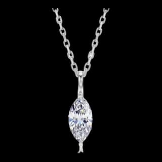 S925 Sterling Silver Lab-Grown Diamond Necklace