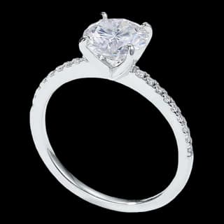 S925 Sterling Silver Moissanite Ring