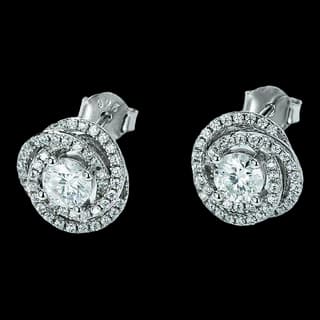 S925 Sterling Silver Moissanite Stud Earrings (Pair)