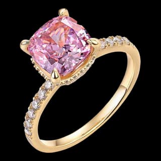 S925 Sterling Silver High-Carbon Diamond Ring