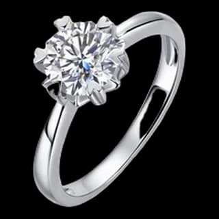 S925 Sterling Silver Lab-Grown Diamond Ring