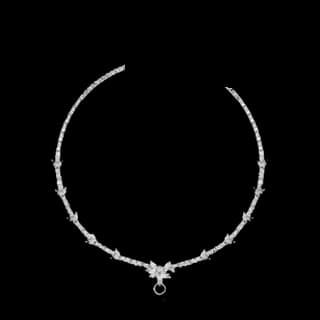 S925 Sterling Silver Zircon Necklace